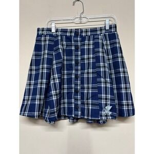 Harry Potter Ravenclaw Plaid Button Front Skirt Womens Large